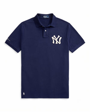 RL YANKEES POLO SHIRT NAVY BLUE