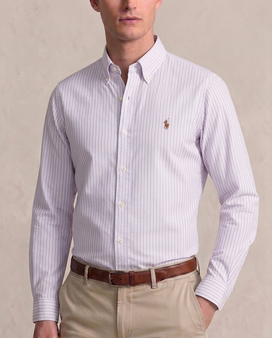 PRL OXFORD PURPLE LINING SHIRT