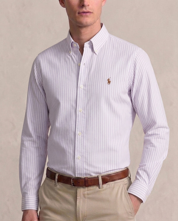 PRL OXFORD PURPLE LINING SHIRT