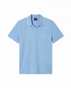 AIX JOHNNY COLAR POLO SHIRT SKY BLUE