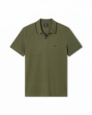 AIX JOHNNY COLAR POLO SHIRT OLIVE GREEN