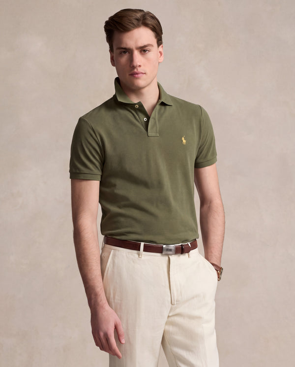 MEN'S BASIC POLO OLIVE GREEN