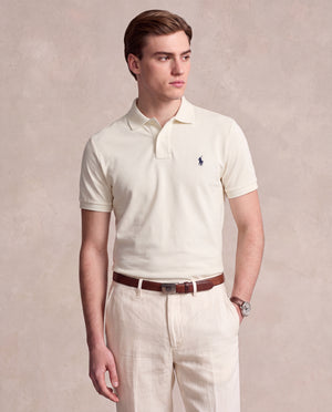 MEN'S BASIC POLO OFF WHITE